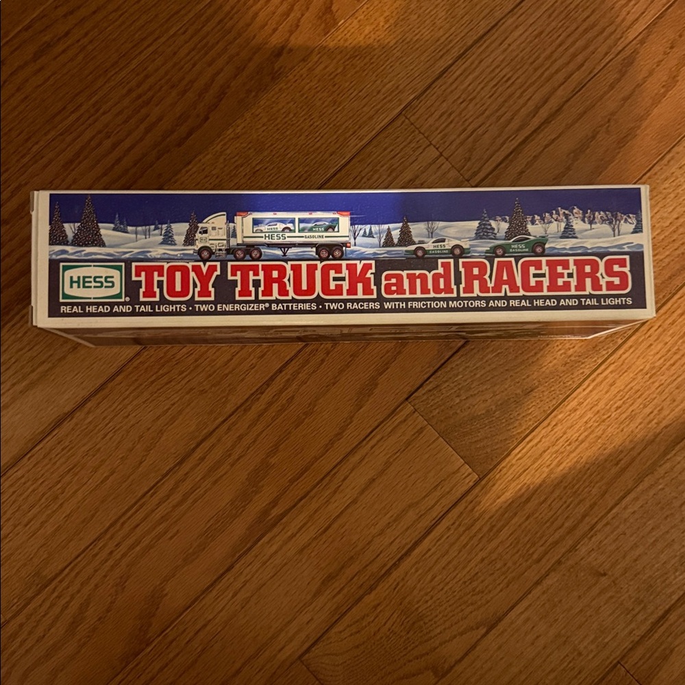 1997 Hess Toy Truck and Racers Collectible Semi Truck Toy 1990’s